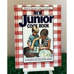 BH&G New Junior Cookbook, hardcover, 1979 Kids Cooking, Simple Recipes